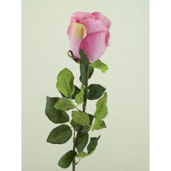 Prize Rose Bud Mid Pink 62cm - R156B R2