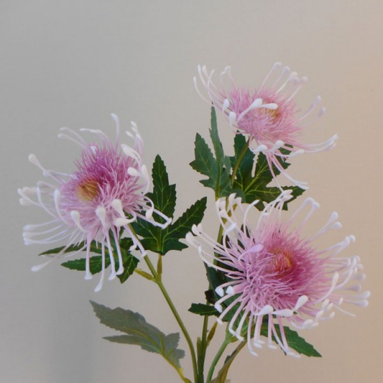 Artificial Leucospermum Protea Spray Pink 65cm - P072 I1