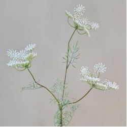Faux Queen Anne's Lace White 80cm - Q003 