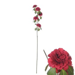 Artificial Ranunculus Spray Red 70cm - R268 P4