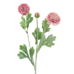 Artificial Ranunculus Flowers Pale Pink 50cm - R118 G1