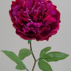 Real Touch Peony Magenta 70cm - P073 K4