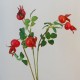 Artificial Rosehips Red 46cm - R397 U4