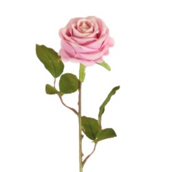 Amelie Artificial Rose Pink 52cm - R902 P4