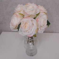 Antique Roses Posy Blush Pink | Faux Dried Flowers 28cm - R089 R1