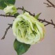 Artificial Cabbage Roses Branch Green 90cm - R803 BX9