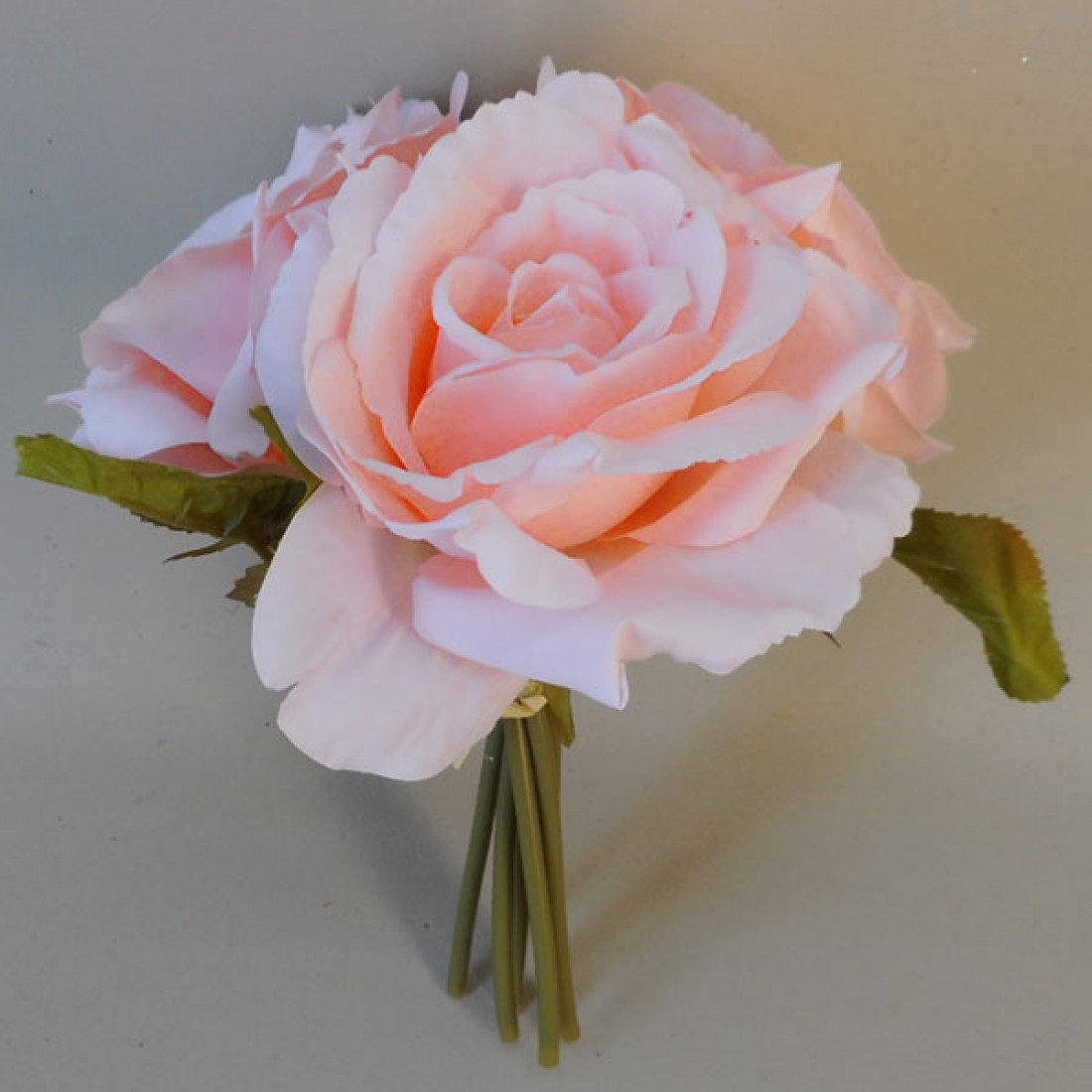 Artificial English Roses Bundle Coral Pink | Artificial ...