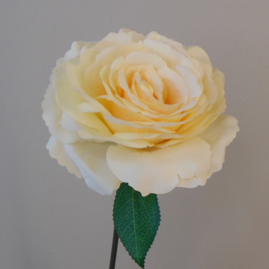 Artificial English Roses Lemon Drop 43.5cm - R415 N2