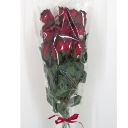 Silk Roses Bouquet Red 50cm - R010 O4