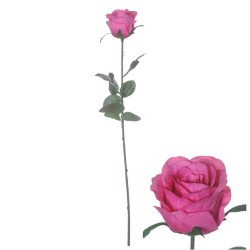 Artificial Garden Rose Buds Pink 75cm - R247 L3