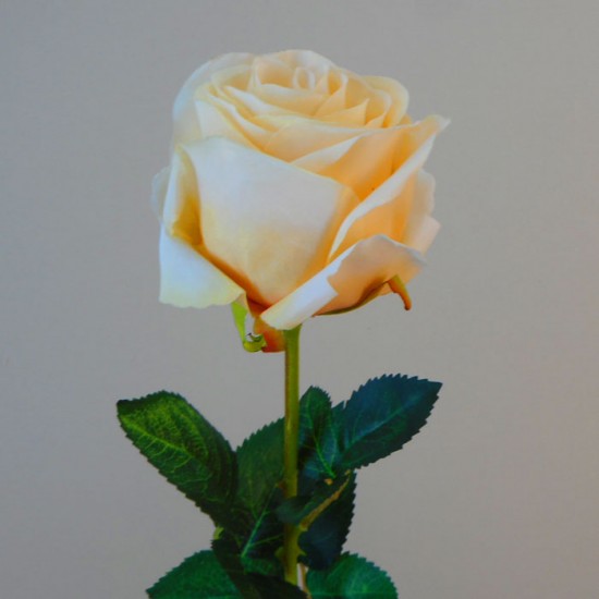 Artificial Roses Lemon Sorbet 60cm - R128 T2