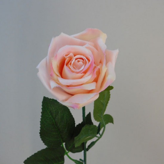 Artificial Rose Buds Pink Peach 43cm - R447 O4