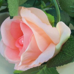 Artificial Roses Garland Peach 180cm - R853 R1