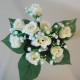 Artificial Rosebuds and Gypsophila Bouquet Cream x 9 29cm - R131 L4 Artificial Rosebuds and Gypsophila Bouquet Cream x 9 29cm - R131 L4