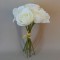 Artificial Roses Bunch Cream 26cm - R133 N2