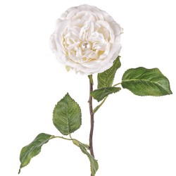 Artificial Roses Ivory Pearl Wedding 56cm - R943 N2
