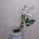 Artificial Roses Large Grey 46cm - R004A R1