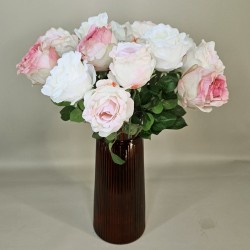 Artificial Rose Cream 62cm - R310 O2