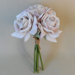 Artificial Roses Posy Earl Grey 26cm - R055 M2
