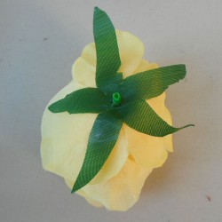 Artificial Roses Yellow Heads Only 9cm - R880 P4