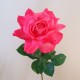 Artificial Tea Rose Bright Pink 68cm - R847 Q1