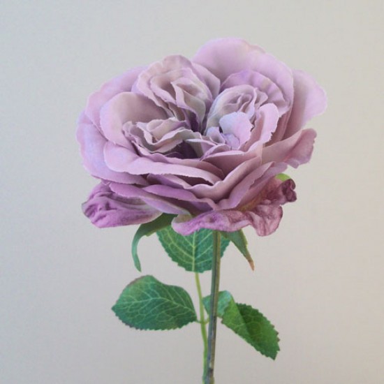 Downton Artificial Roses Mauve Purple 55cm - R126 N4