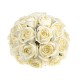 Rose Centerpiece Cream 28cm - R079 AA3