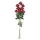Antique Rose Bundle Red 72cm | Faux Dried Flowers - R415