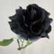 Fleur Artificial Rose Black 63cm - R160 FF2