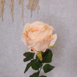 Fleur Artificial Rose Peach 63cm - R641 U2
