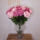 Fleur Artificial Rose Pink 63cm - R647 M4
