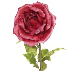 Giant Silk Roses Burgundy | VM Display Prop - R967 BB4