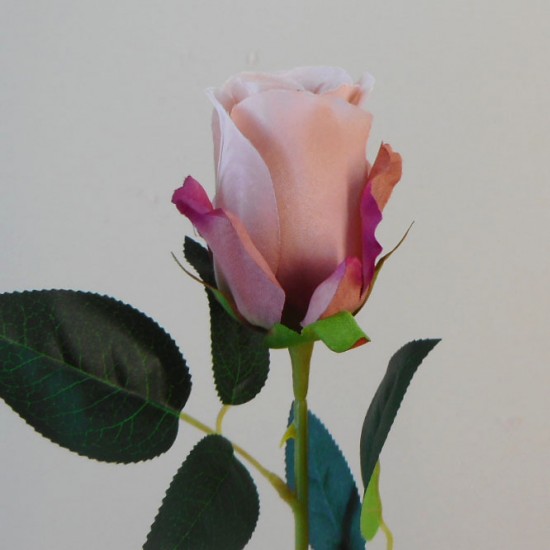 Harrow Artificial Rose Buds Dusky Pink 52cm - R164 O4
