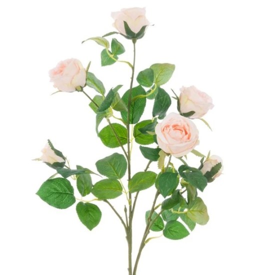 Juliet Roses Spray Pale Pink 70cm - R429 O1 Juliet Roses Spray Pale Pink 70cm - R429 O1