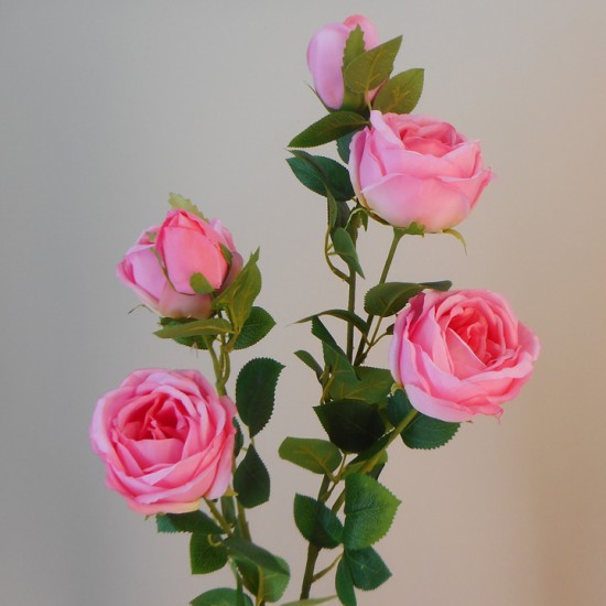 Artificial Roses Spray Pink 88cm - R389 BX5