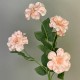 Artificial Old Rose Spray Peach 61cm - R097