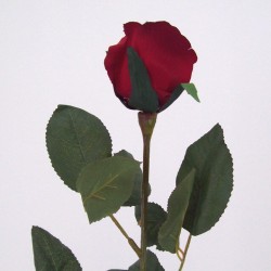 Artificial Bud Roses Red 65cm - R008A L3