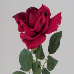 Red Silk Tea Rose 67cm - R035A R4