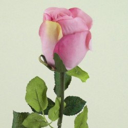 Prize Rose Bud Mid Pink 62cm - R156B R2