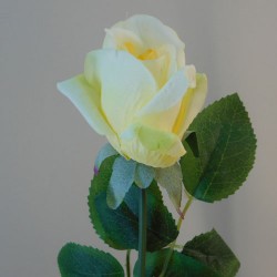 Richmond Artificial Rose Bud Yellow 55cm - R859 N3