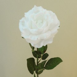 Richmond Artificial Rose White 72cm - R382 R1