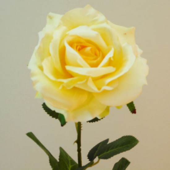 Richmond Artificial Rose Yellow 72cm - R383 O4