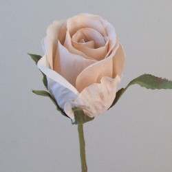 Romance Artificial Rose Bud Nude 45cm - R738 O2