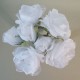 Vintage Artificial Roses Bouquet White 32cm - R886 S2