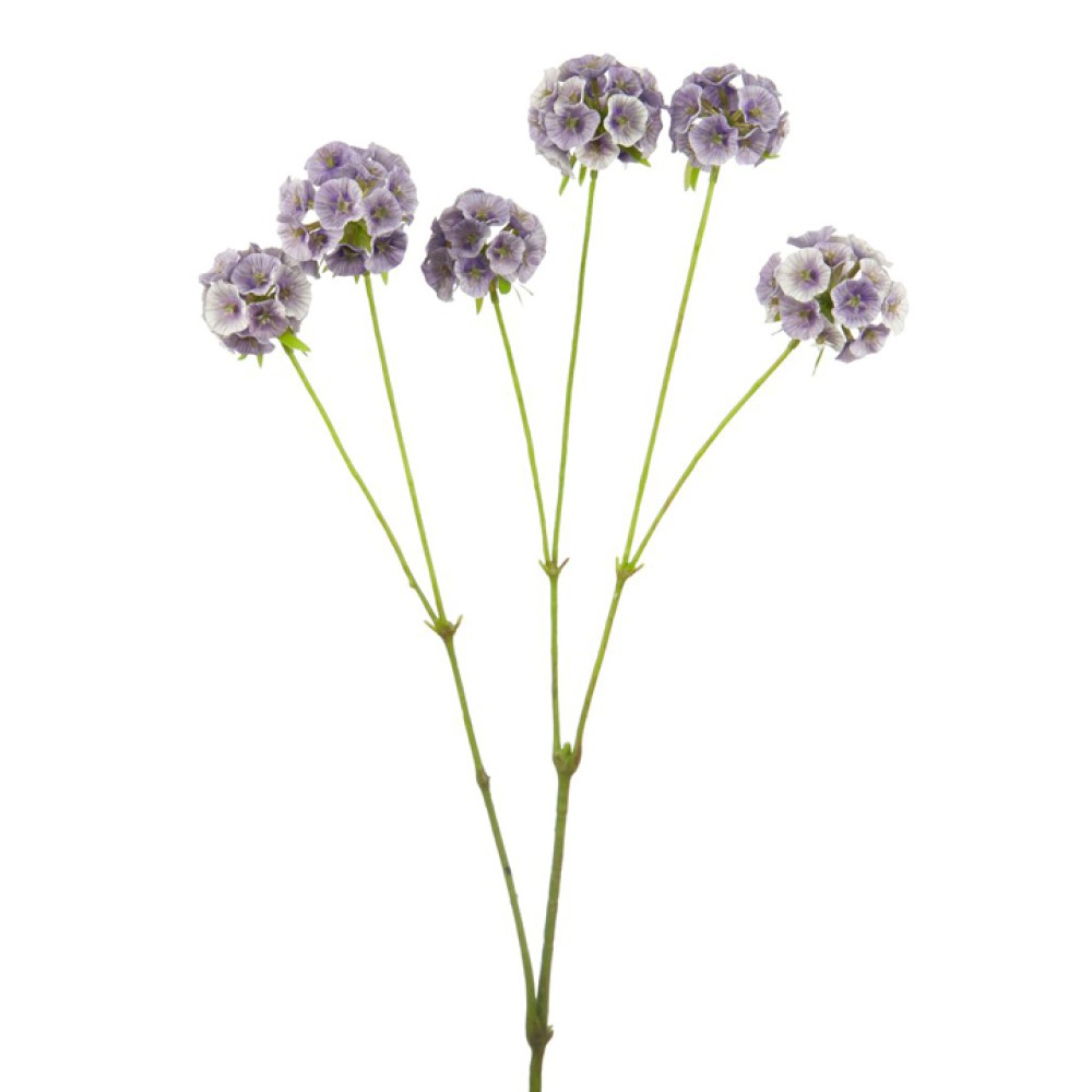 Scabiosa Stellata 'Drumstick' Purple 65cm | Artificial Flowers