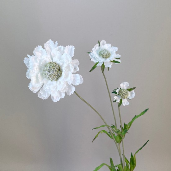 Artificial Scabious Cream 64cm - S060 F3