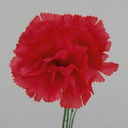 Silk Carnations Red 45cm - C001E J3