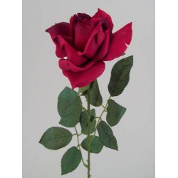 Red Silk Tea Rose 67cm - R035A R4