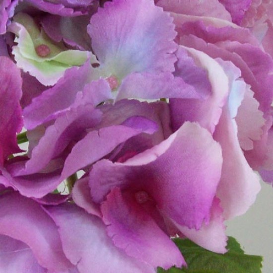 Silk Hydrangea Flowers Vintage Pink 72cm - H064 F4