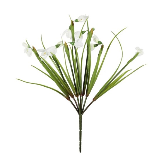 Artificial Snowdrops Plant 33cm - S006 
